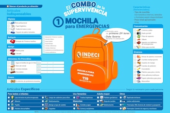 Mochila de emergencia - Andina