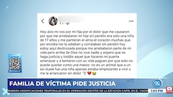 Una de las familiares de las dos adolescentes víctimas del doble homicidio en Cali pidió que el caso no quede impune y se haga justicia - crédito captura de pantalla Noticiero 90 Minutos / YouTube