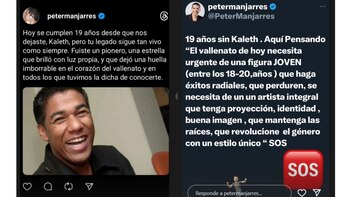 Peter Manjarrés recordó a Kaleth