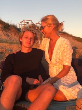 Balthazar Gravier y Valeria Mazza, en un verano esteño
