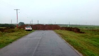 Corte de caminos en la