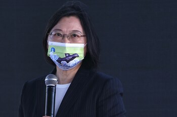 La presidenta de Taiwan Tsai
