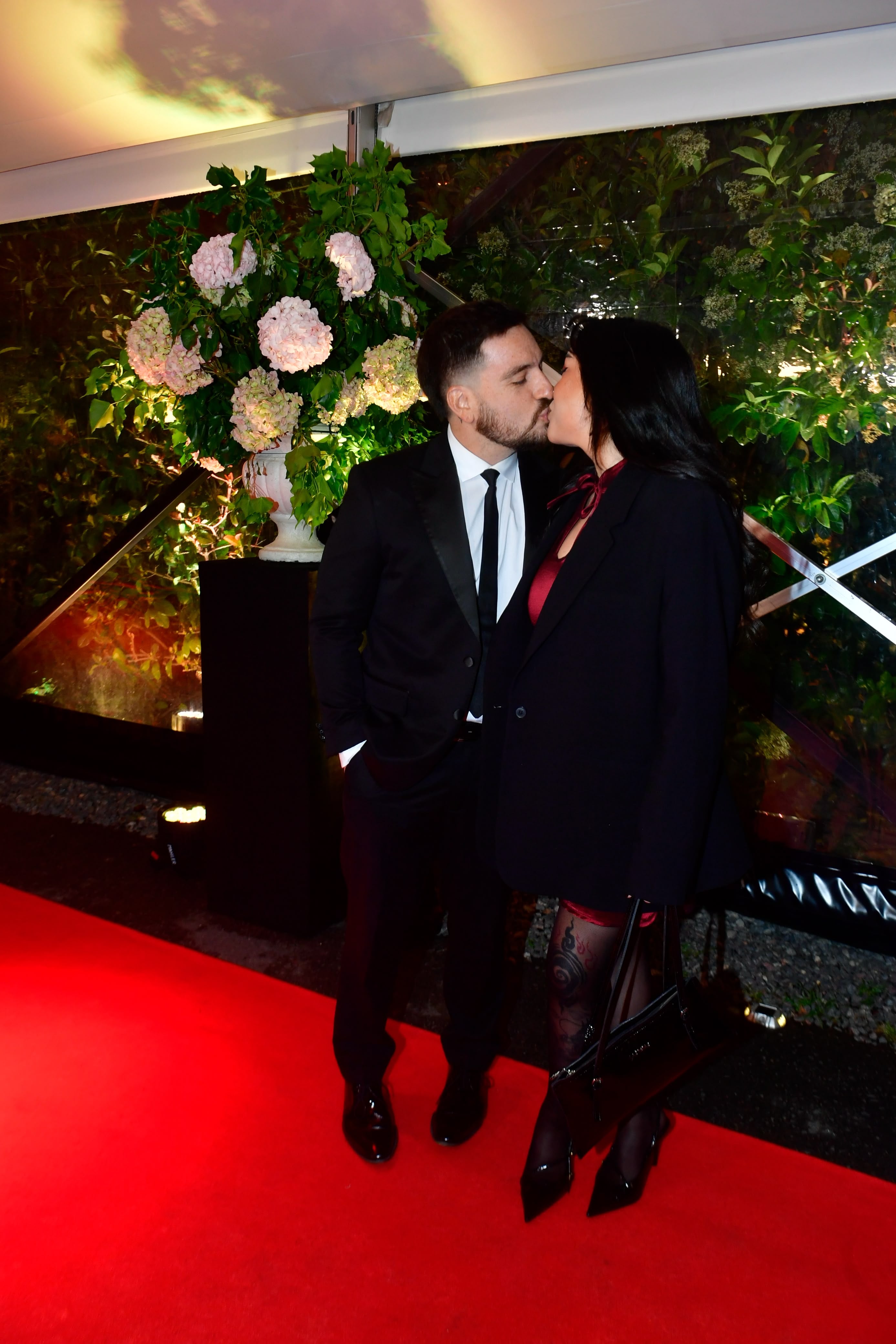 Federico Bal y Evelyn Botto compartieron la noche de boda de Andrea Ghidone y Pablo Otero junto a otros invitados del espectáculo