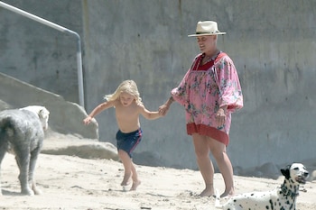 Pink disfrutó de un día