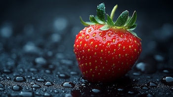 Las frutillas son ricas en