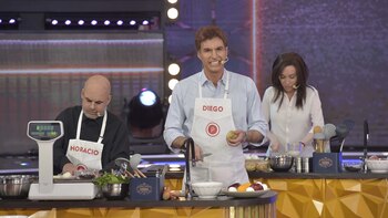 Horacio y Diego concentrados en