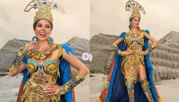 Staisy Huamansisa lució imponente diseño