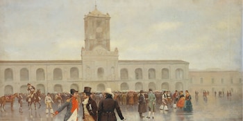 La Revolución de Mayo impulsó la destitución del virrey y la creación de la Primera Junta, presidida por Cornelio Saavedra (Wikipedia)