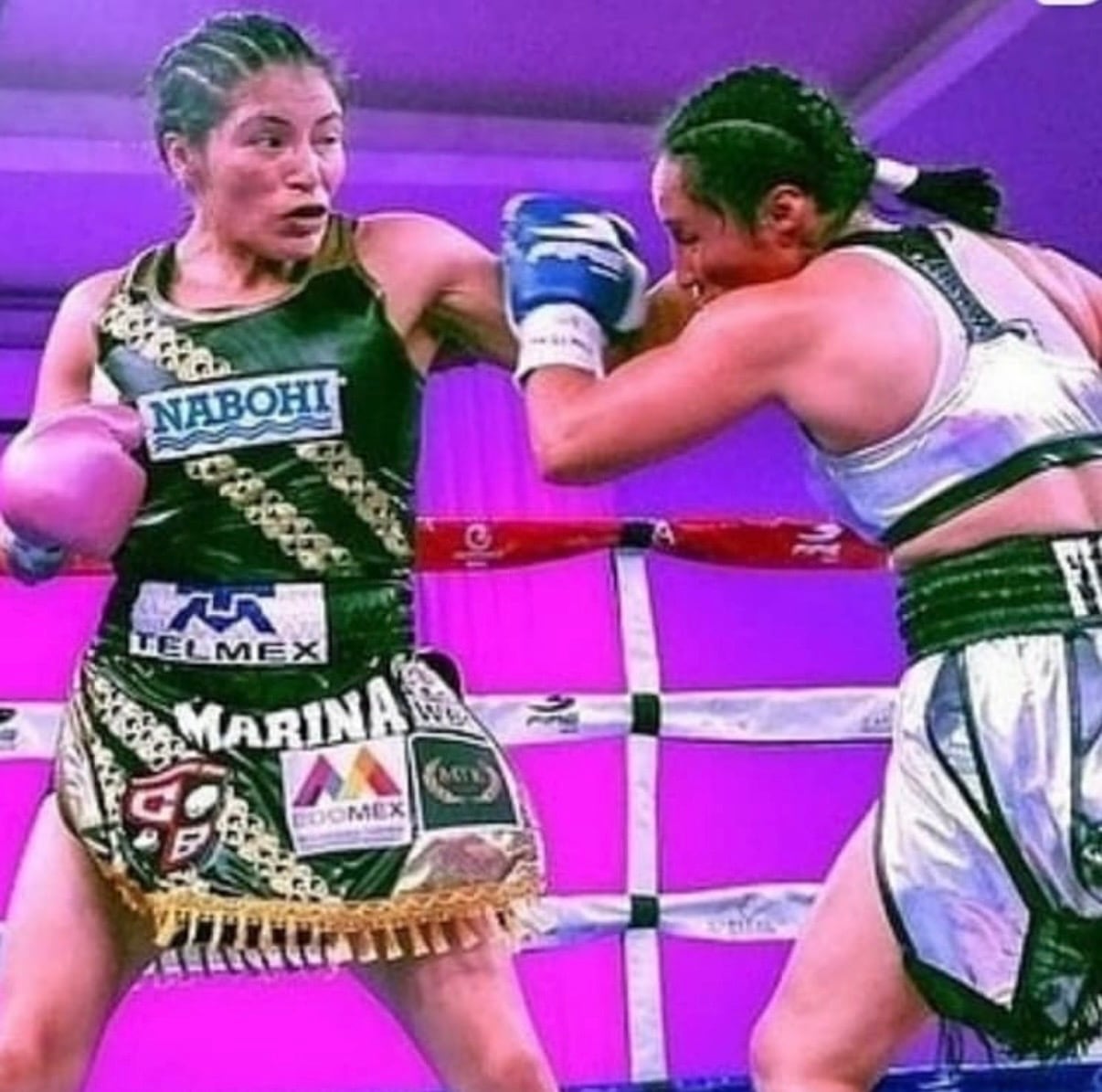 La Roca enfrentó a 18 campeonas mundiales a lo largo de sus 18 años dentro del boxeo profesional. (Instagram/ @ibethrocazamora)