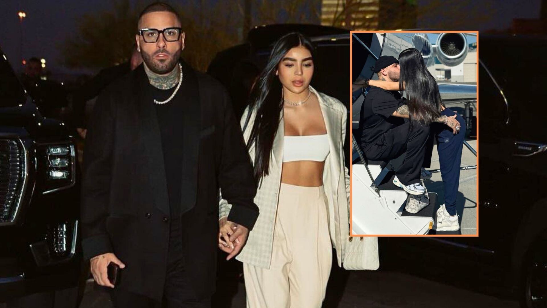 Nicky Jam y Juana Valentina en un montaje de Infobae Colombia