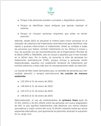 La entidad oficial explicó que