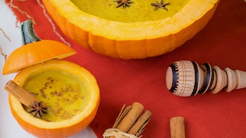 Receta de atole pumpkin spice