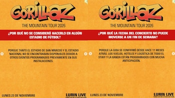Gorillaz en Lurín Live: preguntas frecuentes de los asistentes al concierto. One Entertainment / Instagram