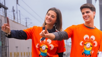Kevin Díaz y Majo con sabor fueron parte de una campaña por el lanzamiento de Minions & Monstruos, que llega a cines el 1 de julio.