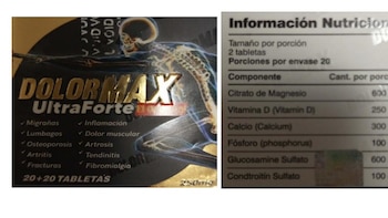 El Invima alerta sobre medicamentos Dolormax y Dolormax Ultra Forte falsificados y sin registro sanitario