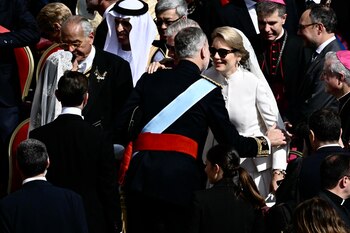 La reina Matilde de Bélgica,