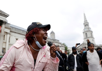 La cantante Ruth Brown durante