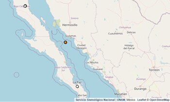 Temblor reportado en Sonora.
(SSN)