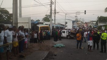 El aparatoso accidente acabó con