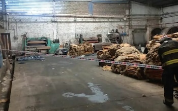 Un hombre murió dentro de