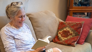 Una funda de malla alimentada