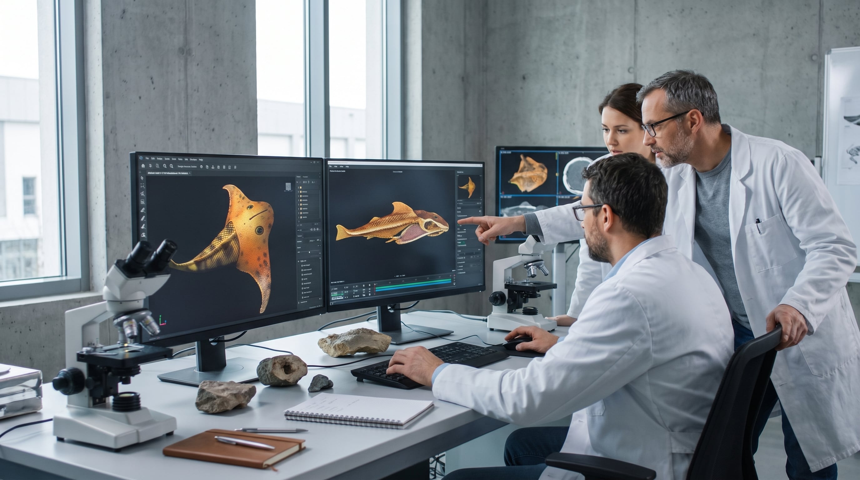 El estudio en Palaeontology comparó 30 especies de galeáspidos y ubicó a Bataspis crux en una morfología distinta dentro de los peces primitivos (Imagen Ilustrativa Infobae)