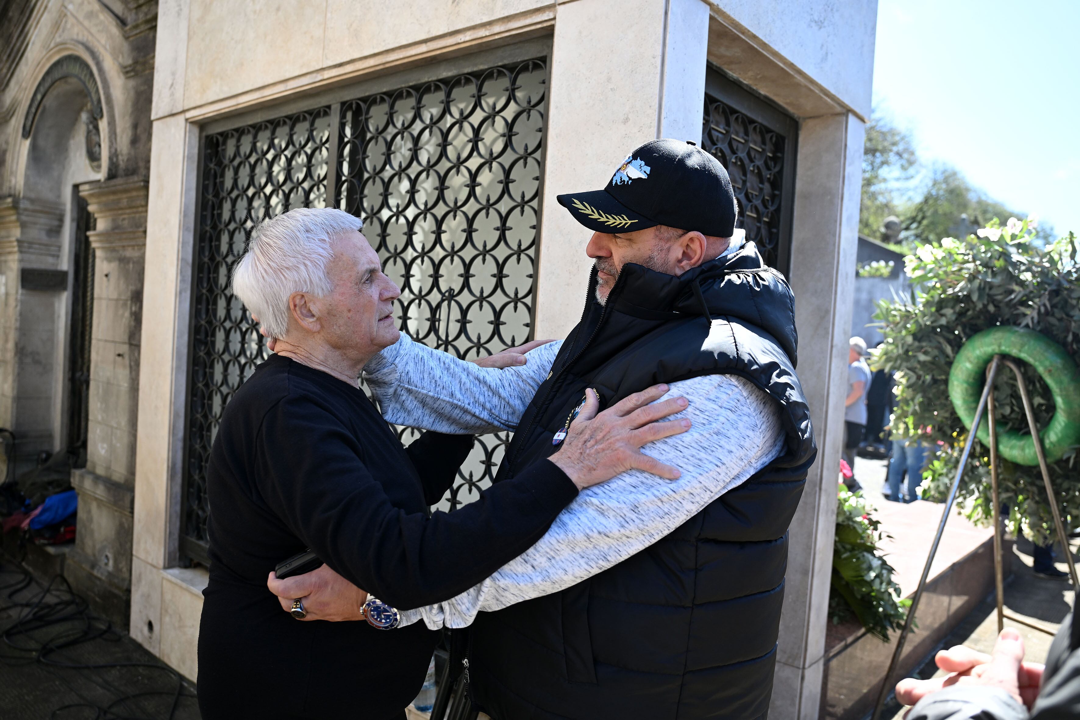 Santiago Cúneo y el sindicalista de la UOM, Antonio Caló