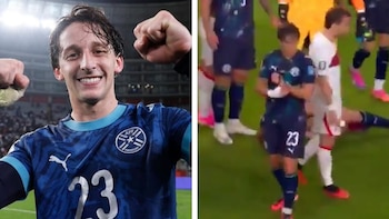Un reloj y las teorías más alocadas: el llamativo incidente entre un jugador de Paraguay y el árbitro en el Mundial