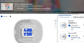 Los boletos liberados para la