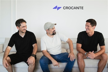 Facundo Medina, Martin Fernández, Miguel Schweizer, fundadores de Crocante (Crocante)