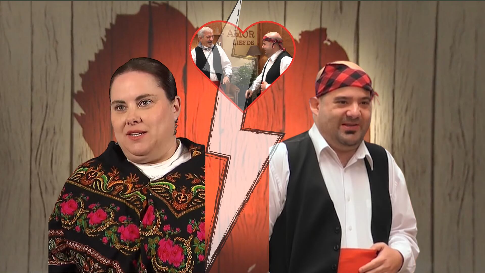 La cita de Luis y Eva en First Dates (Montaje Infobae, Cuatro)