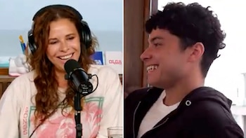 Julieta Ortega sorprendió a su