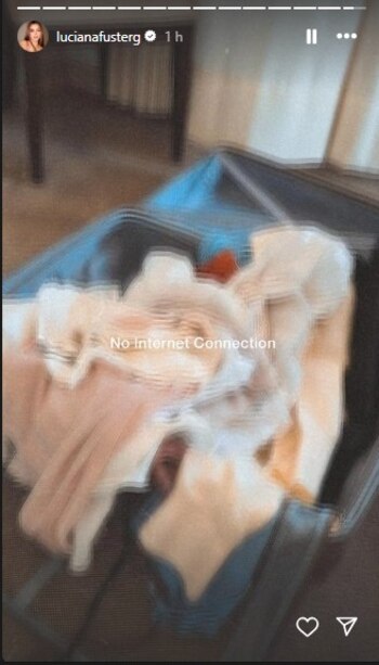 Luciana Fuster se prepara para