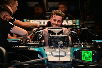 El motor de Mercedes, en