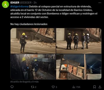 El IDIGER se manifestó en