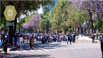 Cierre vial manifestación Reforma CDMX