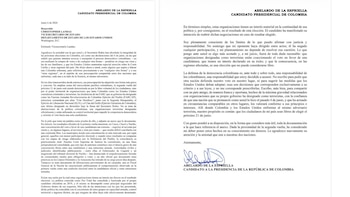 Abelardo de la Espriella alertó a Estados Unidos sobre irregularidades electorales en Cauca, Chocó y Nariño - crédito @ABDELAESPRIELLA/X