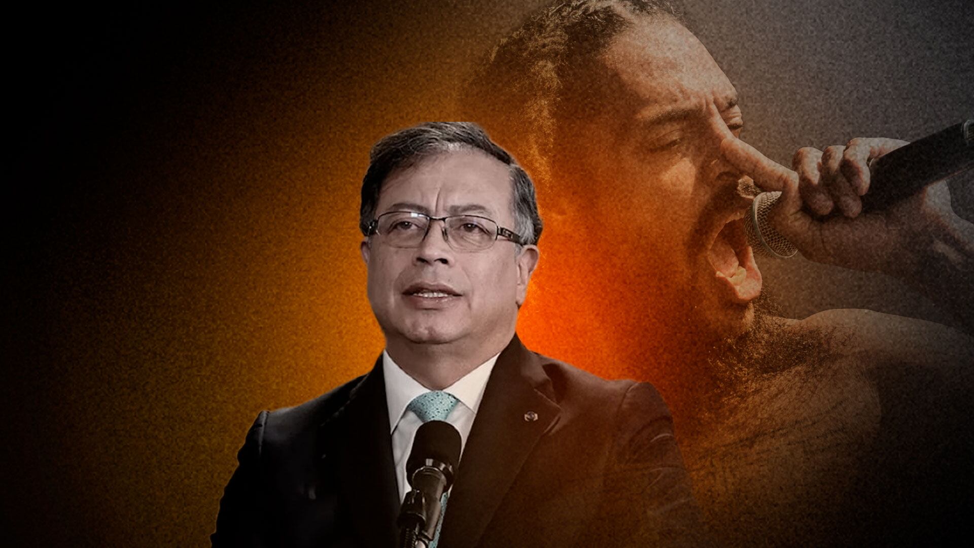 El presidente Petro llamó la atención en redes sociales por apoyar a Bob Vylan , dúo que está siendo investigado - crédito Jesús Aviles/Infobae