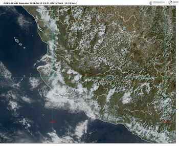 Imagen 2: GOES 16 ABI GEOCOLOR, 13:31 h (hora local).