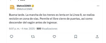 Reportan marcha lenta en la