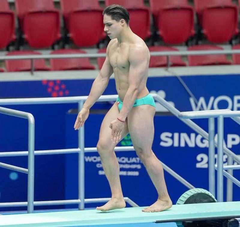 El joven atleta quiere llegar en la mejor forma posible a Los Ángeles 2028. (Olimpismo mexicano)