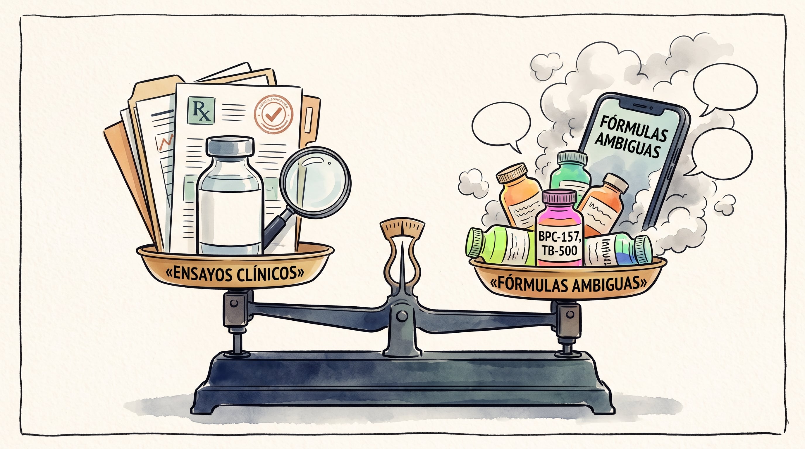 Los péptidos son cadenas cortas de aminoácidos que abarcan desde fármacos con trayectoria hasta compuestos con investigación incipiente (Imagen Ilustrativa Infobae)