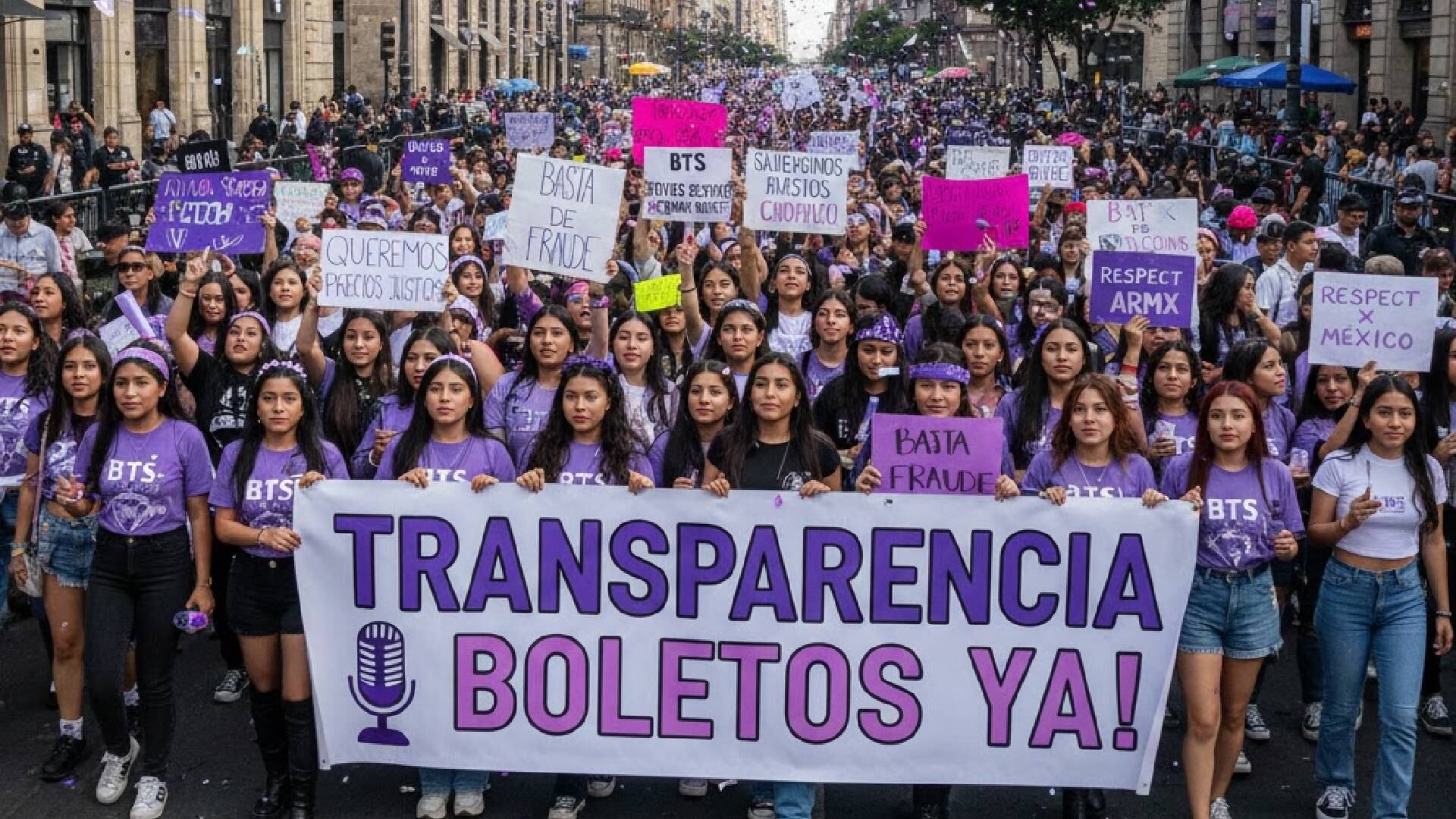 Las fanáticas del grupo de K-Pop alegan que la boletera debe entregarles información completa para comparar a conciencia. (Gemini)