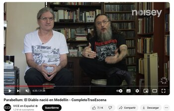 En 2016 Vice en Español sacó un pequeño documental sobre la agrupación Colombiana Parabellum - crédito captura de pantalla @ViceEnEspañol / Youtube