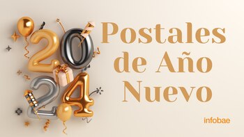 100 postales con mensajes de Año Nuevo 2024 para compartir en WhatsApp, Instagram y Facebook