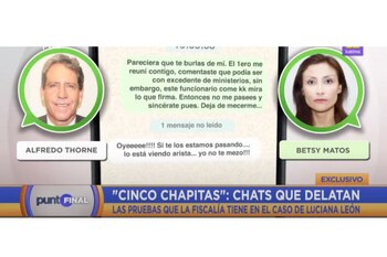 Luciana León: exministro Thorne involucrado