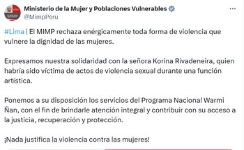 Ministerio de la Mujer se