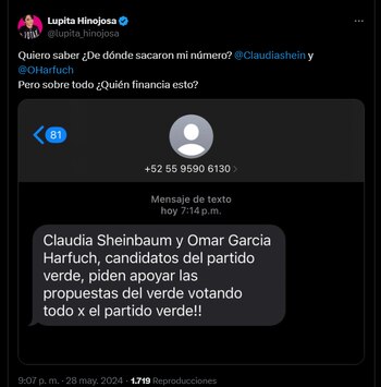 El Partido Verde supuestamente promueve