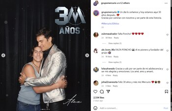 El cantante de ‘Mercurio’ celebra