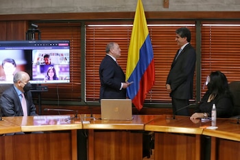 Antonio José Lizarazo durante su